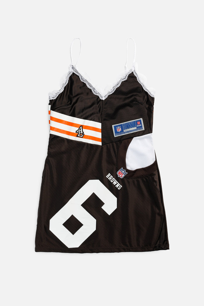 frankie Rework Cleveland Browns NFL Lace Dress - M