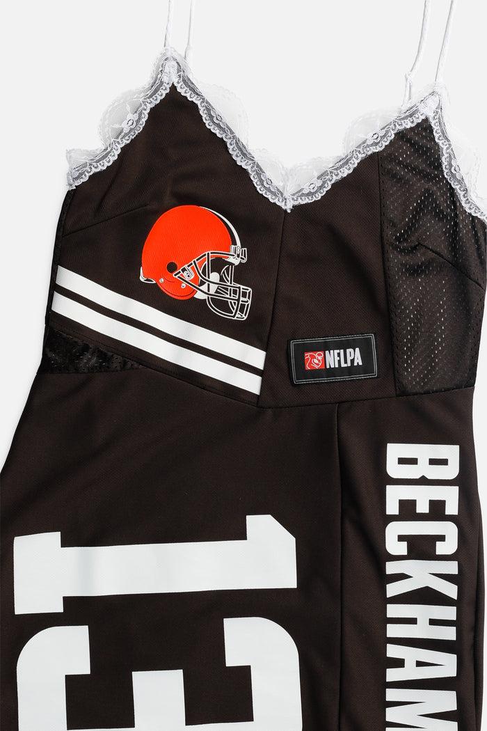 Frankie Rework Cleveland Browns NFL Lace Dress - S