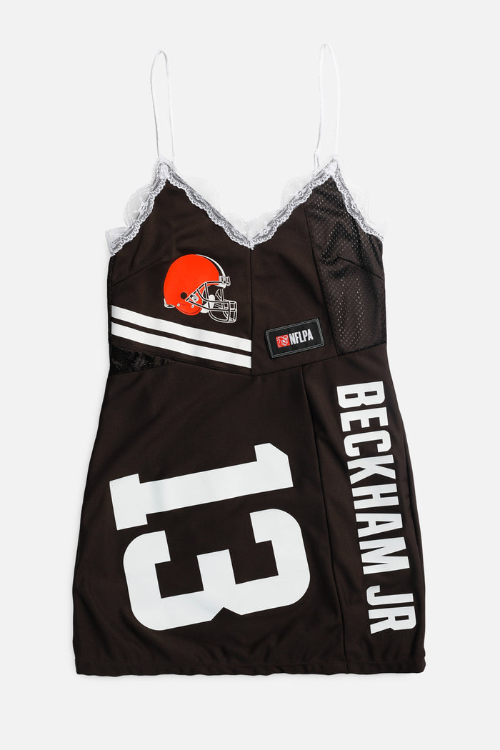 frankie Rework Cleveland Browns NFL Lace Dress - S