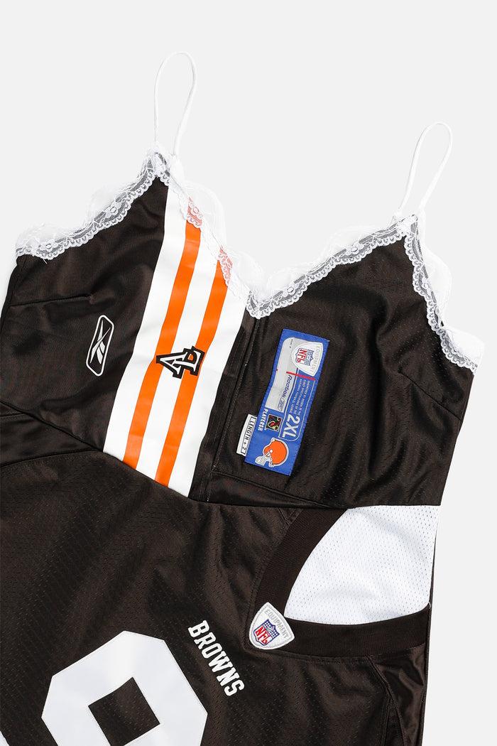 Frankie Rework Cleveland Browns NFL Lace Dress - XL
