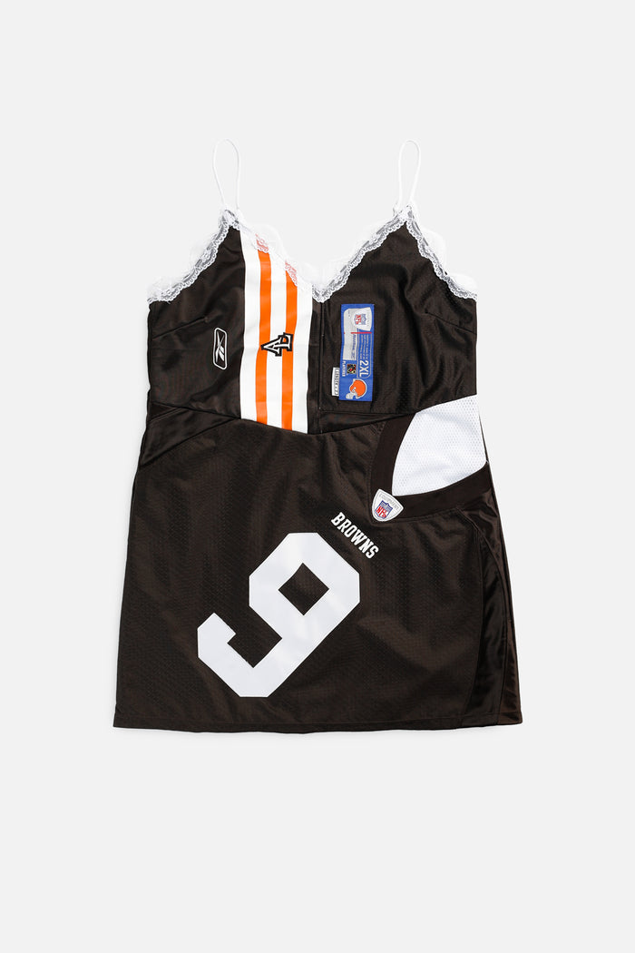 frankie Rework Cleveland Browns NFL Lace Dress - XL