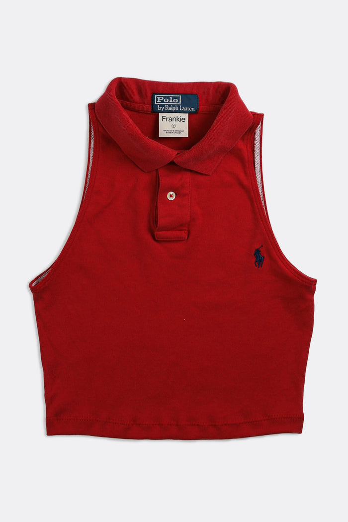 frankie Rework Collared Tank - XS S M XL