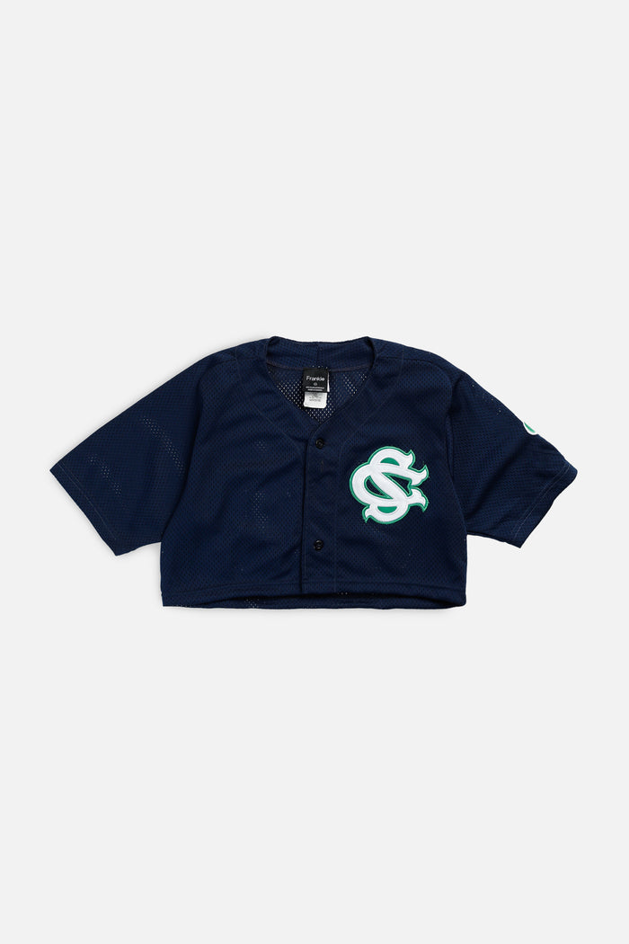 frankie Rework Crop Baseball Jersey - M