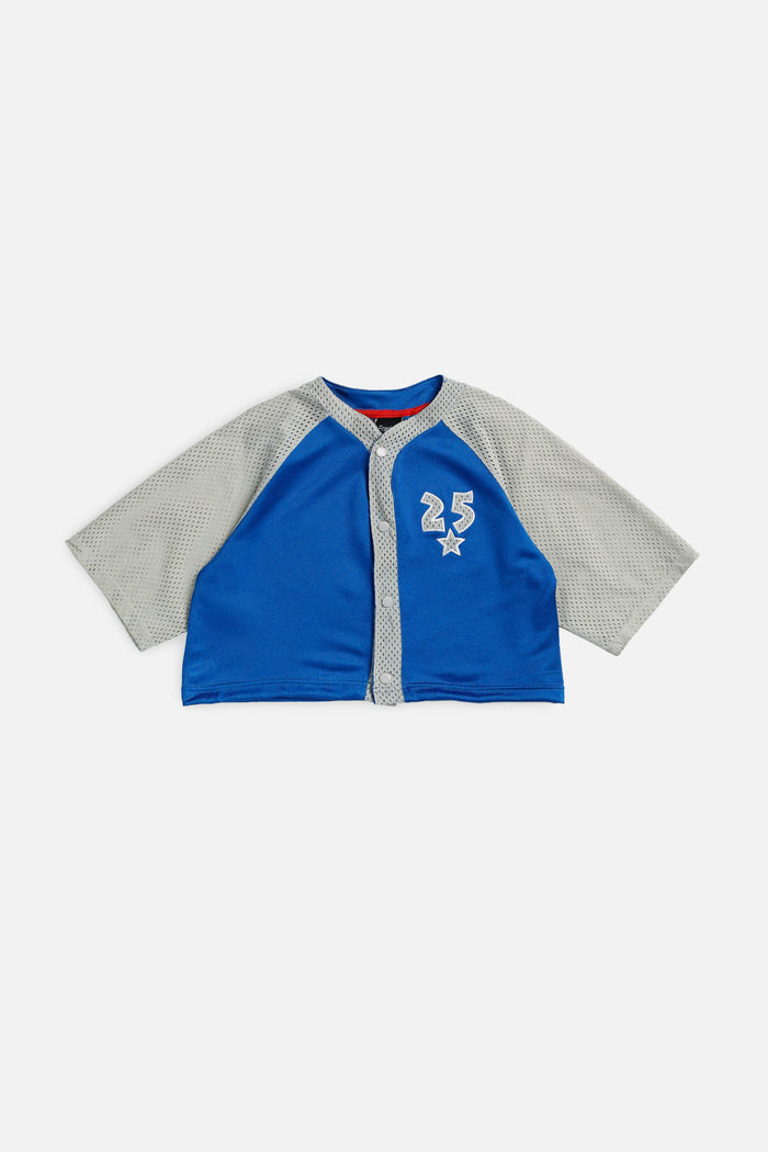 frankie Rework Crop Baseball Jersey