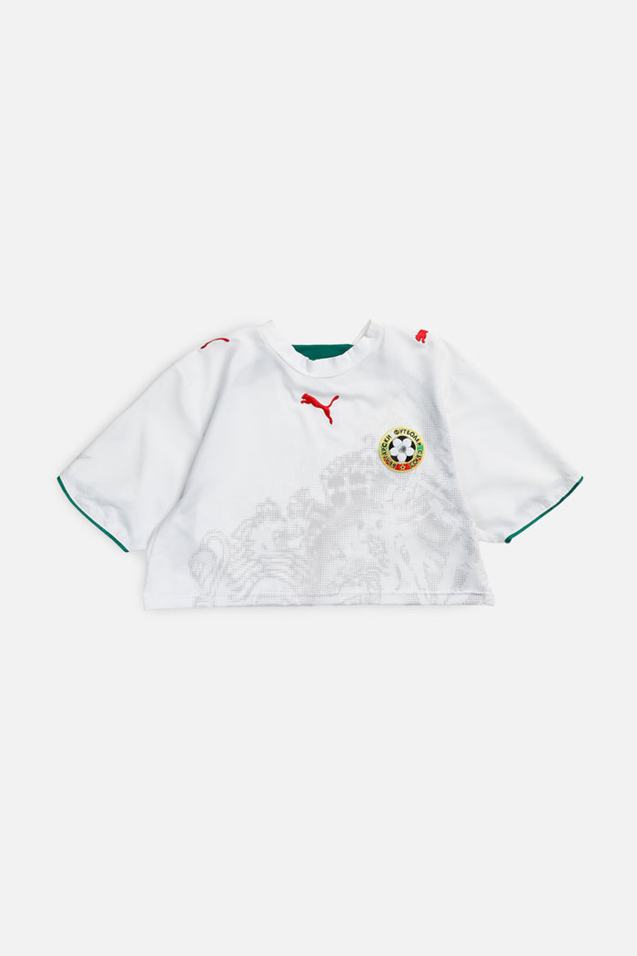 frankie Rework Crop Bulgaria Soccer Jersey - L