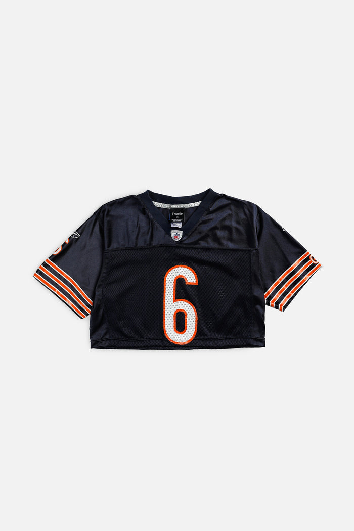 frankie Rework Crop Chicago Bears NFL Jersey - S