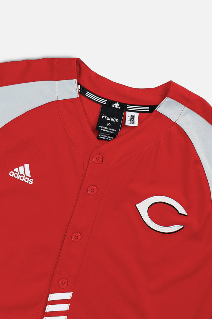 Frankie Rework Crop Cincinati Reds MLB Jersey - L