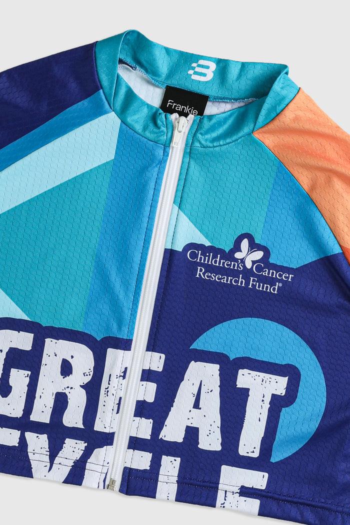 Frankie Rework Crop Cycling Jersey - L