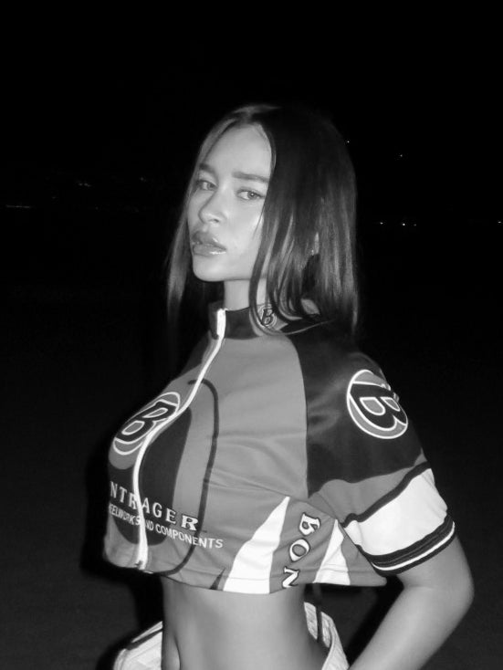 Frankie Rework Crop Cycling Jersey - XL