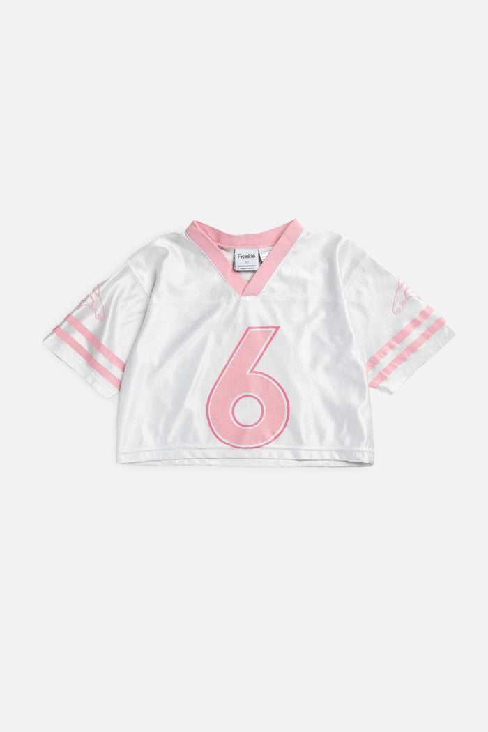 frankie Rework Crop Denver Broncos NFL Jersey - XS