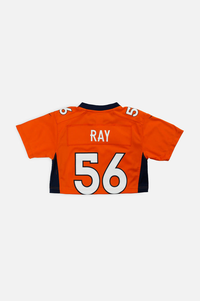 Frankie Rework Crop Denver Broncos NFL Jersey - XS