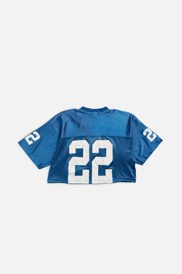 Frankie Rework Crop Football Jersey - S