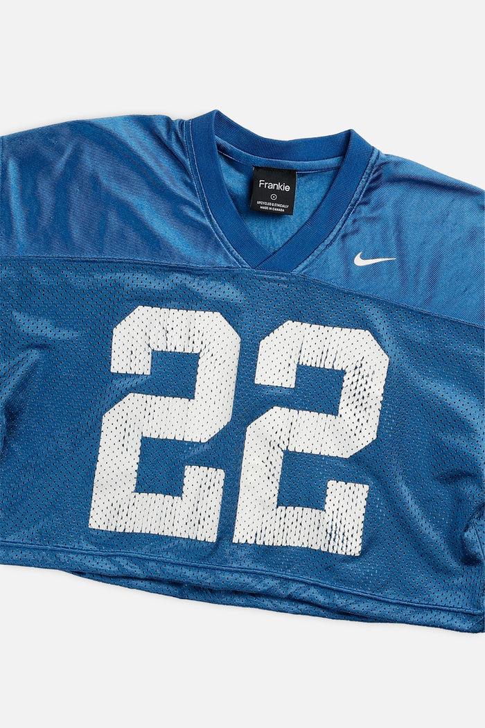 Frankie Rework Crop Football Jersey - S