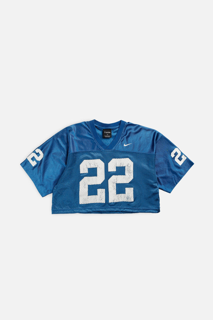 frankie Rework Crop Football Jersey - S
