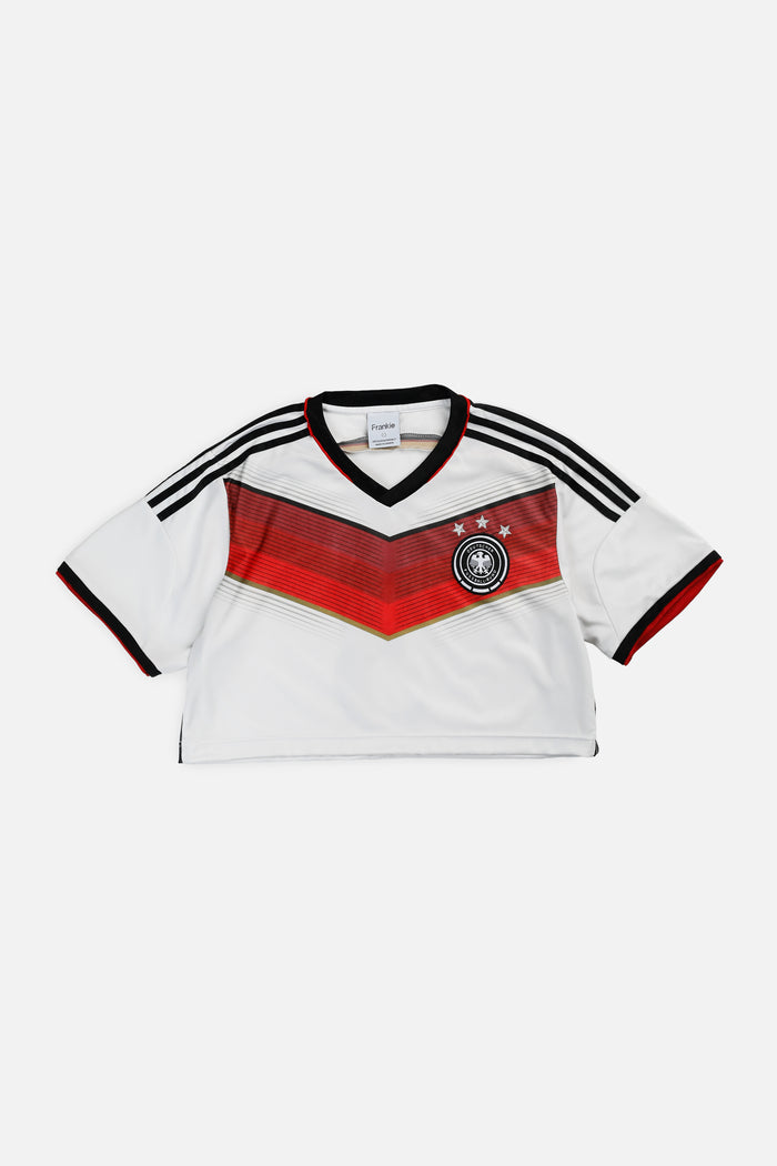 frankie Rework Crop Germany Soccer Jersey - L