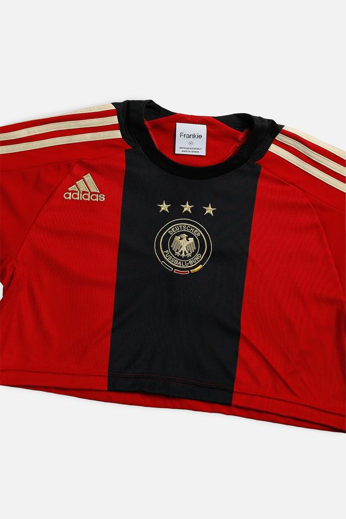 Frankie Rework Crop Germany Soccer Jersey - M