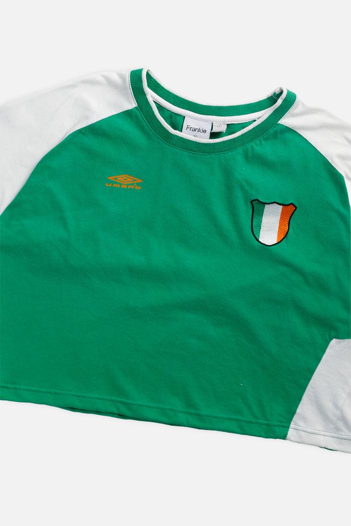 Frankie Rework Crop Ireland Soccer Tee - XL