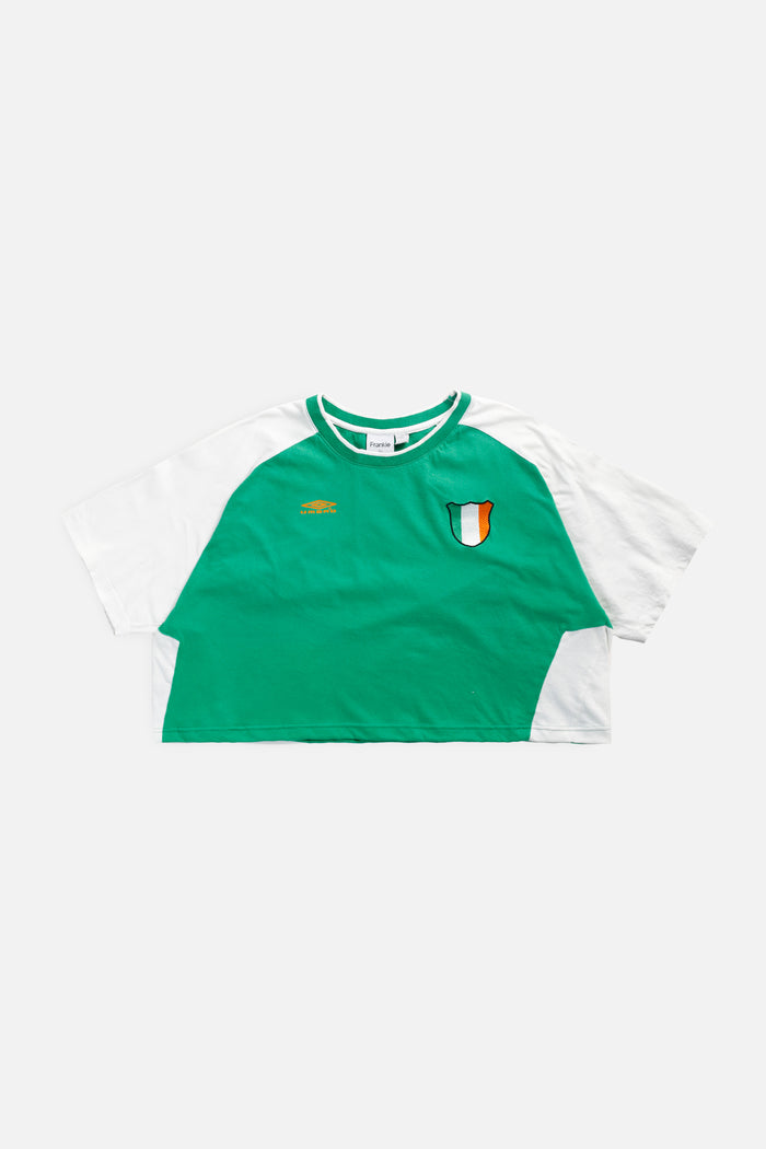 frankie Rework Crop Ireland Soccer Tee - XL