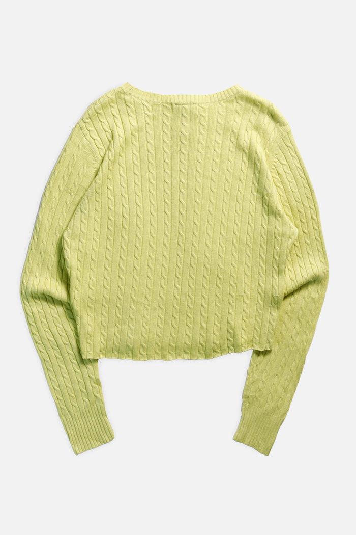Frankie Rework Crop Knit Sweater - L