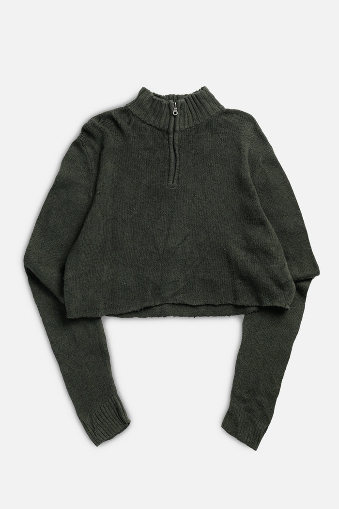 frankie Rework Crop Knit Sweater - L