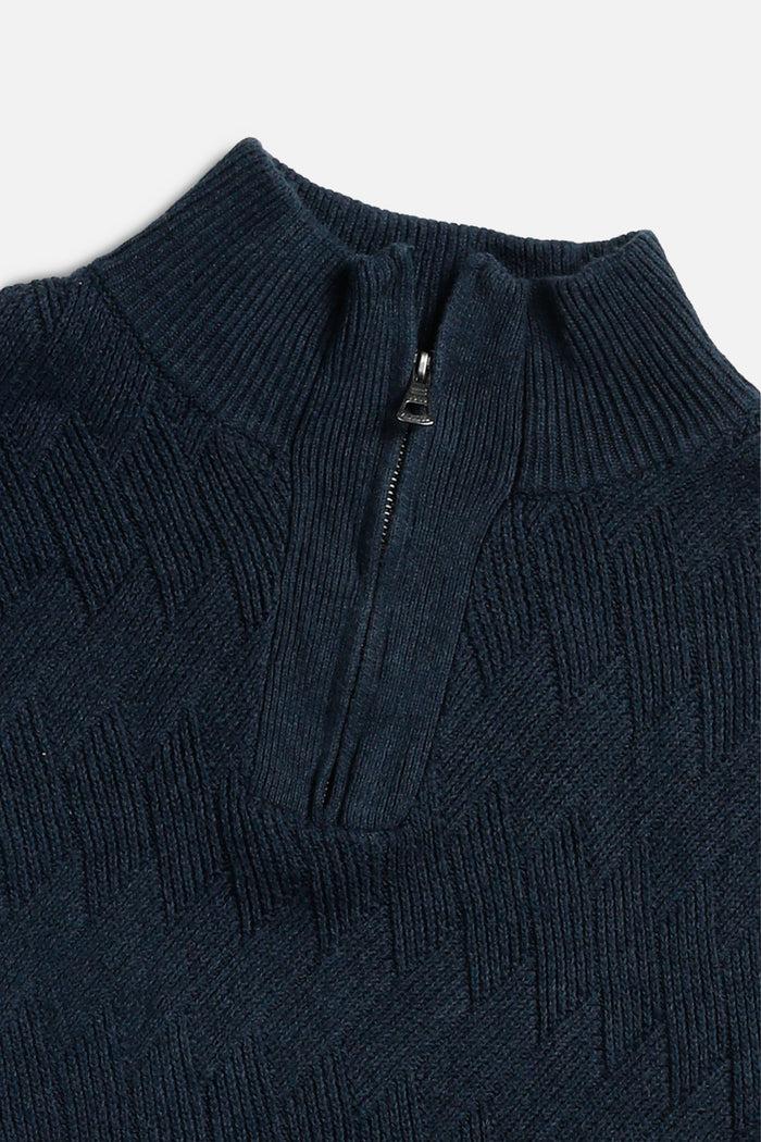 Frankie Rework Crop Knit Sweater - L