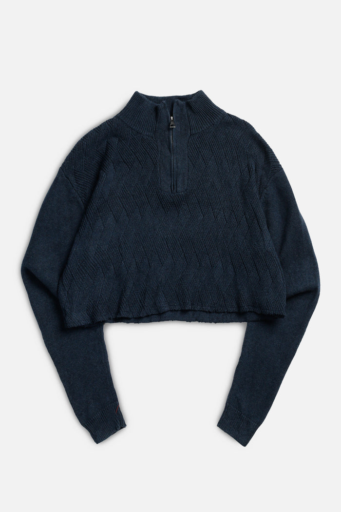 frankie Rework Crop Knit Sweater - L