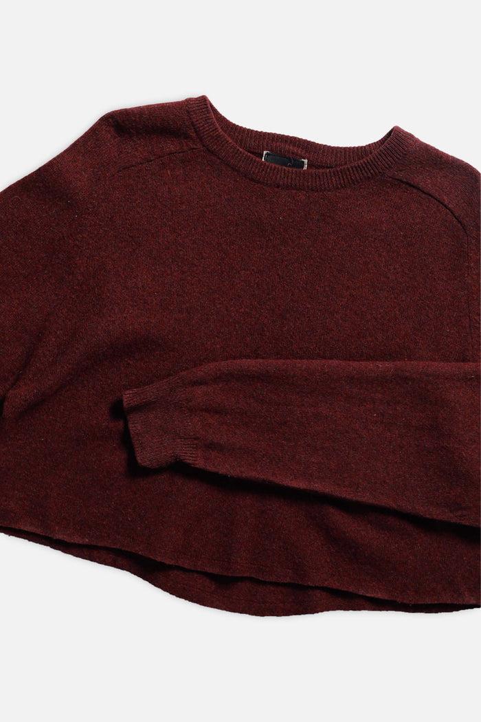 Frankie Rework Crop Knit Sweater - L