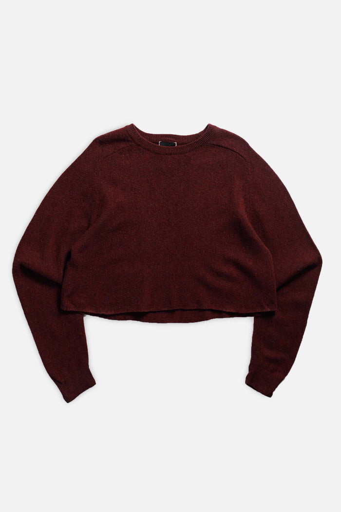 frankie Rework Crop Knit Sweater - L