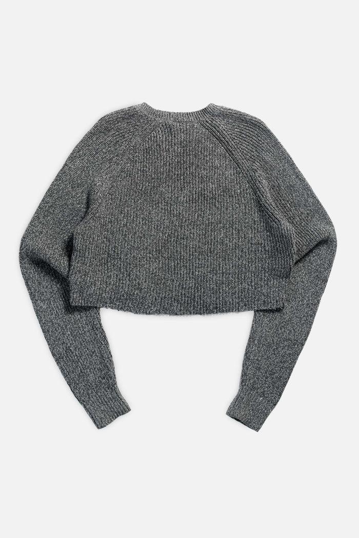 Frankie Rework Crop Knit Sweater - L