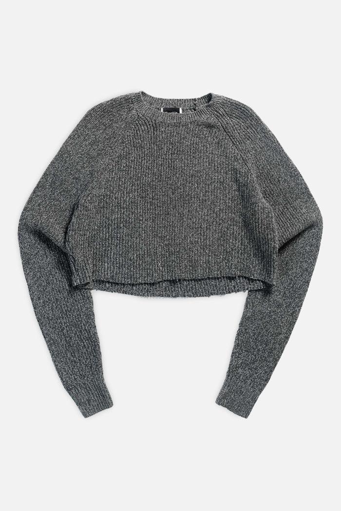 frankie Rework Crop Knit Sweater - L