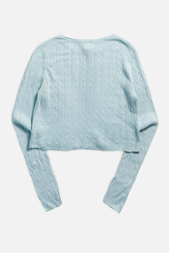 Frankie Rework Crop Knit Sweater - M