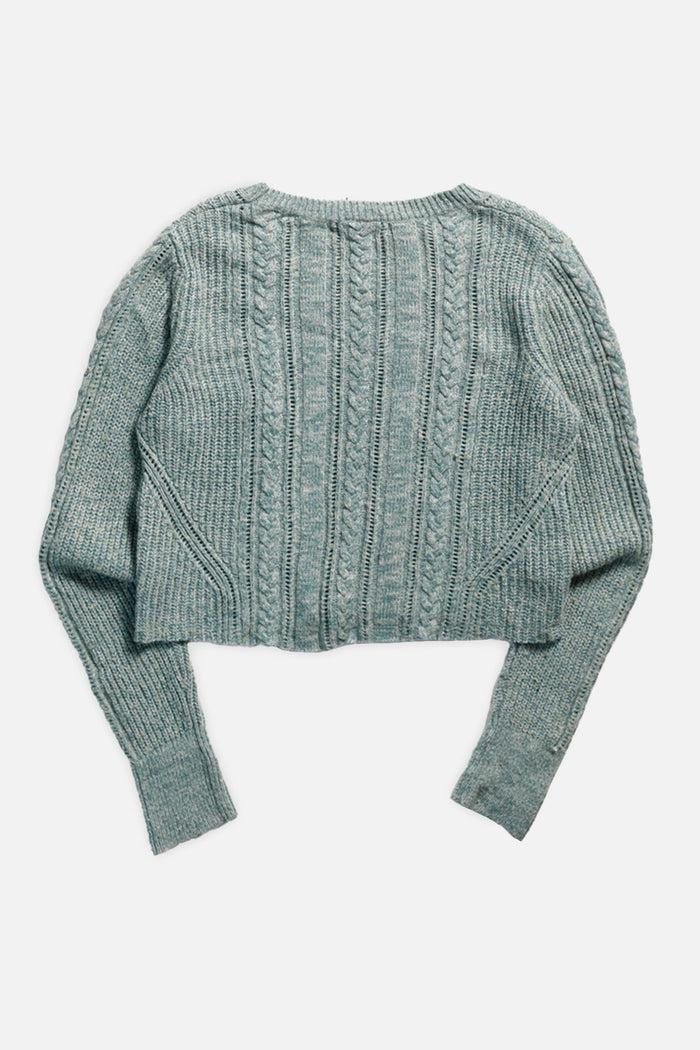 Frankie Rework Crop Knit Sweater - M