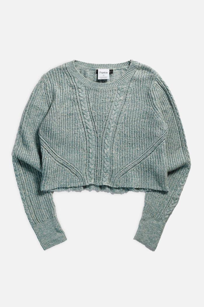frankie Rework Crop Knit Sweater - M