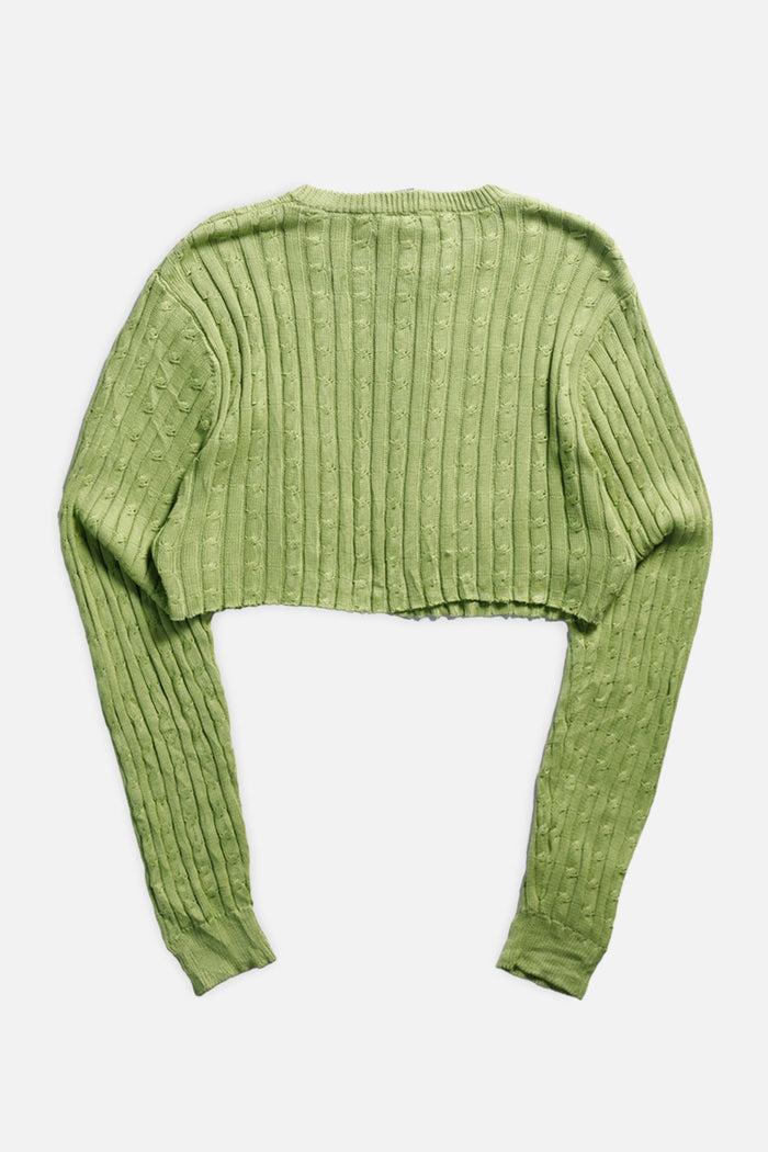 Frankie Rework Crop Knit Sweater - M