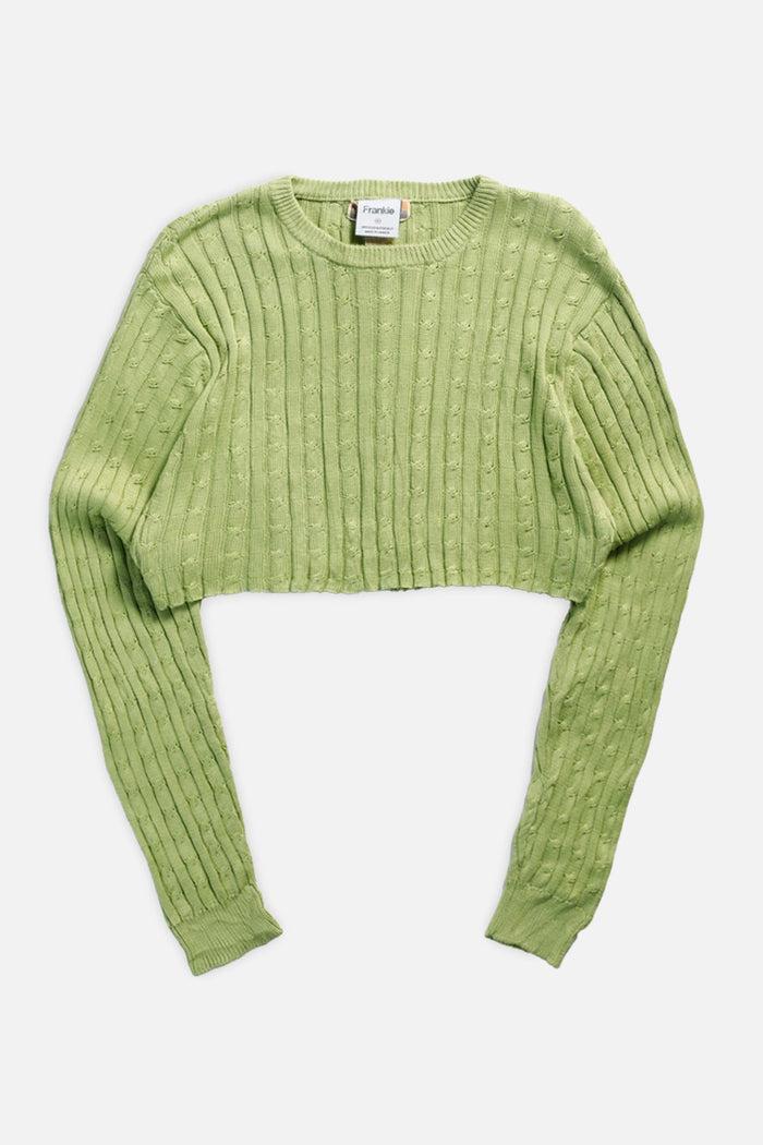 frankie Rework Crop Knit Sweater - M