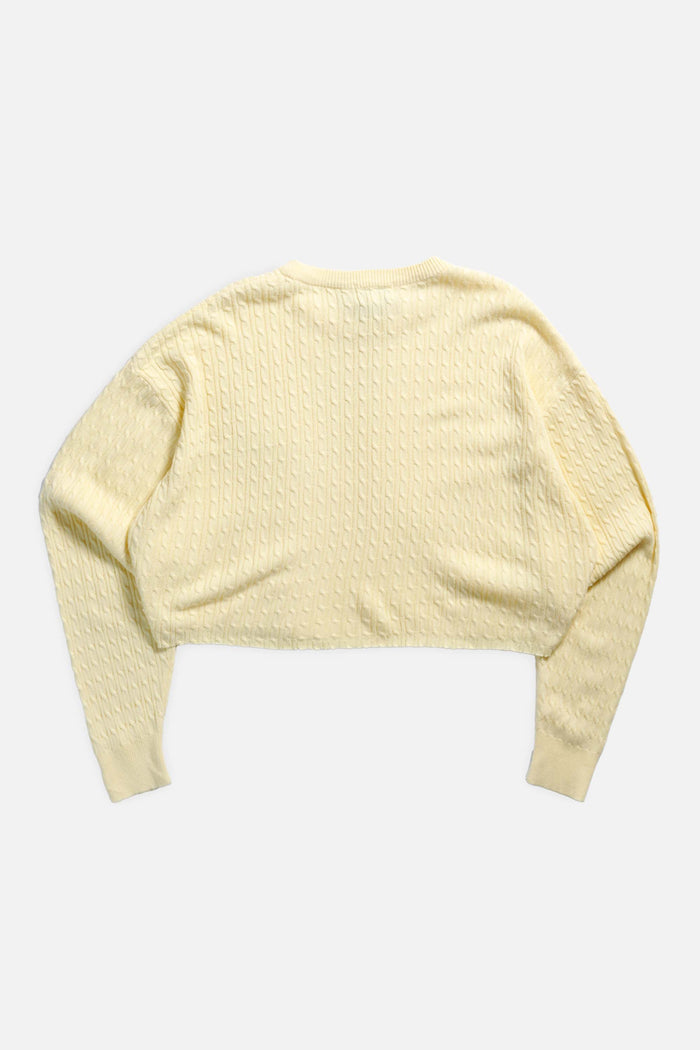 Frankie Rework Crop Knit Sweater - S XXL