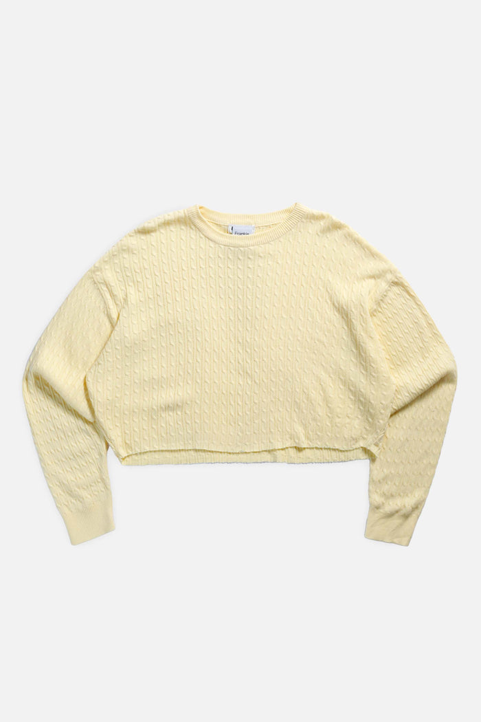frankie Rework Crop Knit Sweater - S XXL