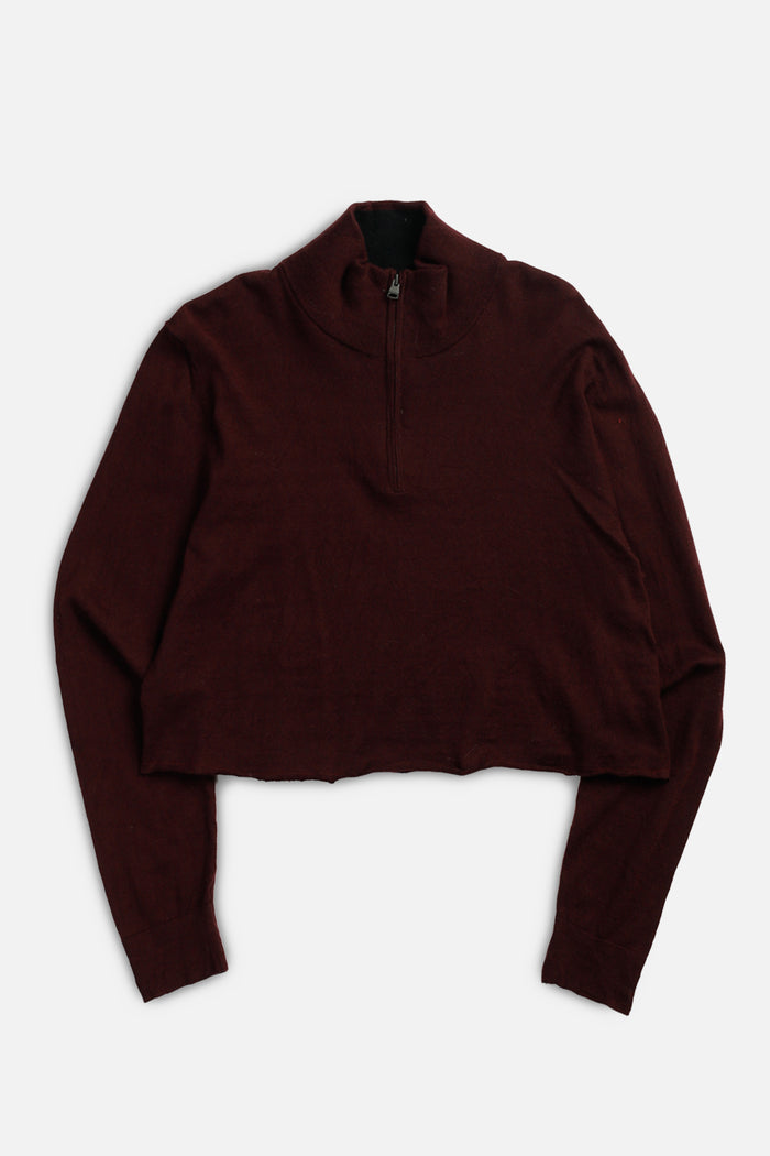 frankie Rework Crop Knit Sweater - XL