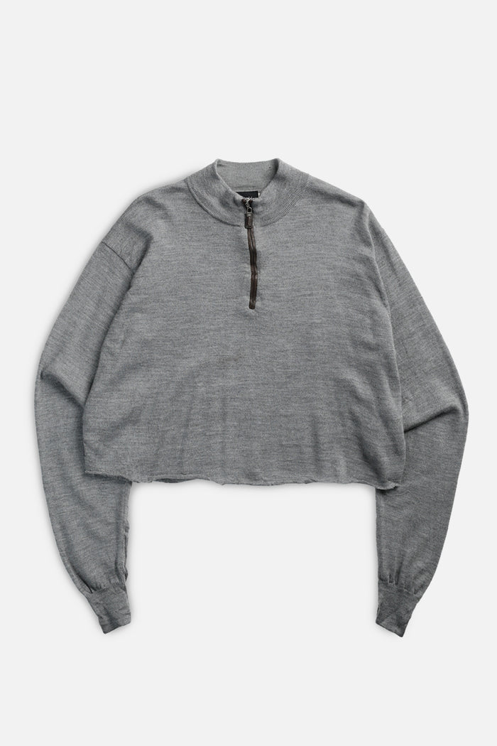 frankie Rework Crop Knit Sweater - XL