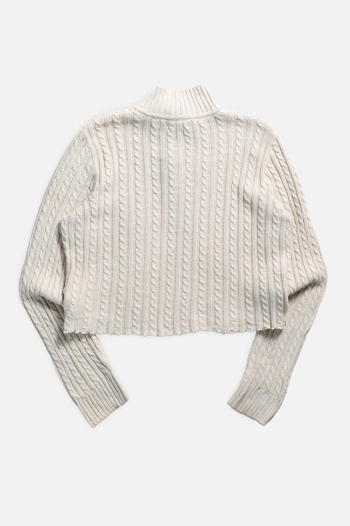 Frankie Rework Crop Knit Sweater - XL