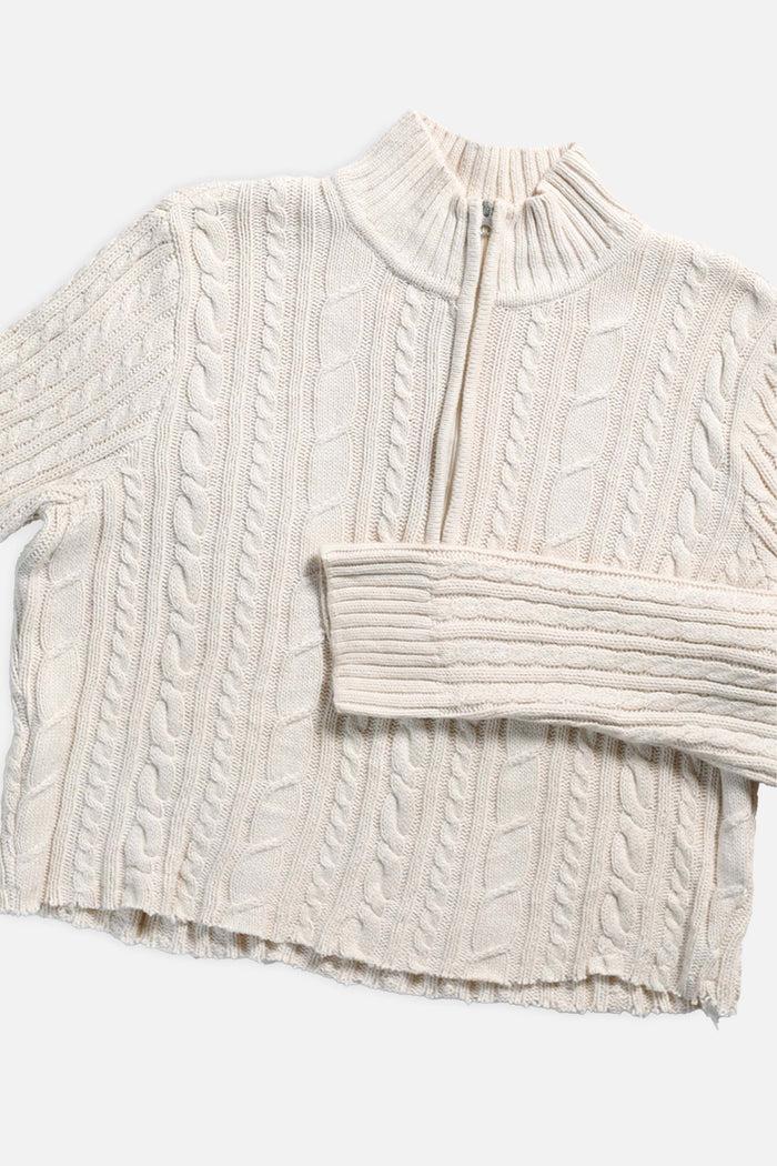 Frankie Rework Crop Knit Sweater - XL