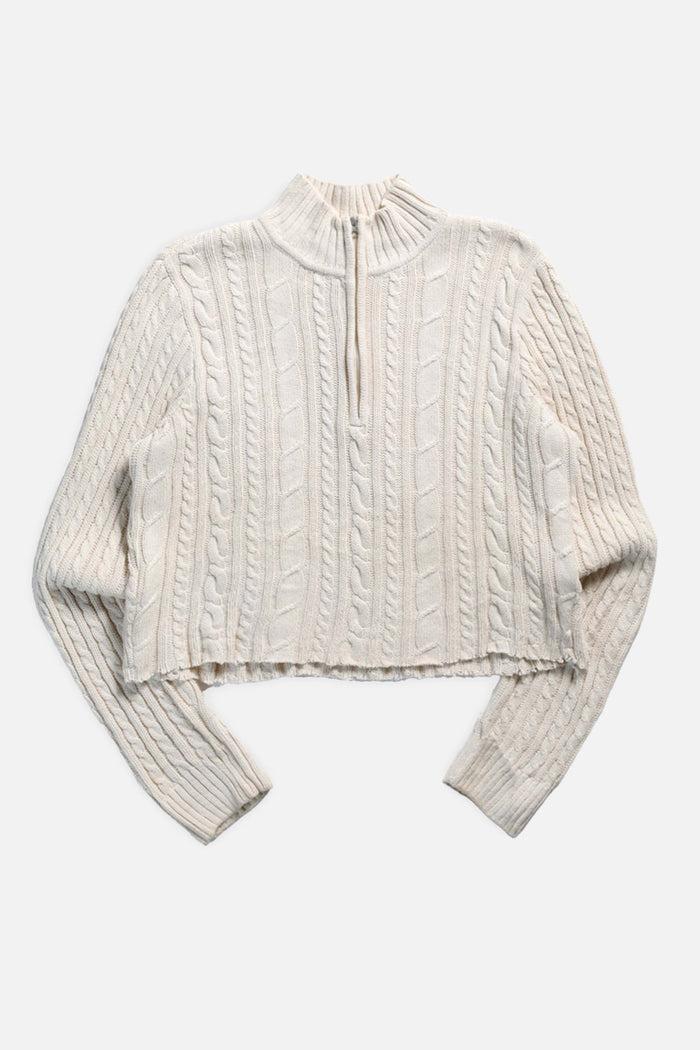 frankie Rework Crop Knit Sweater - XL