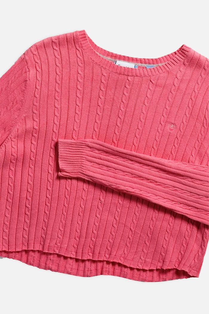 Frankie Rework Crop Knit Sweater - XL