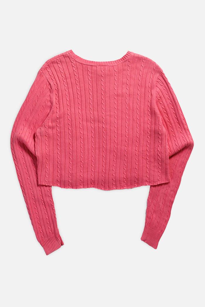 Frankie Rework Crop Knit Sweater - XL
