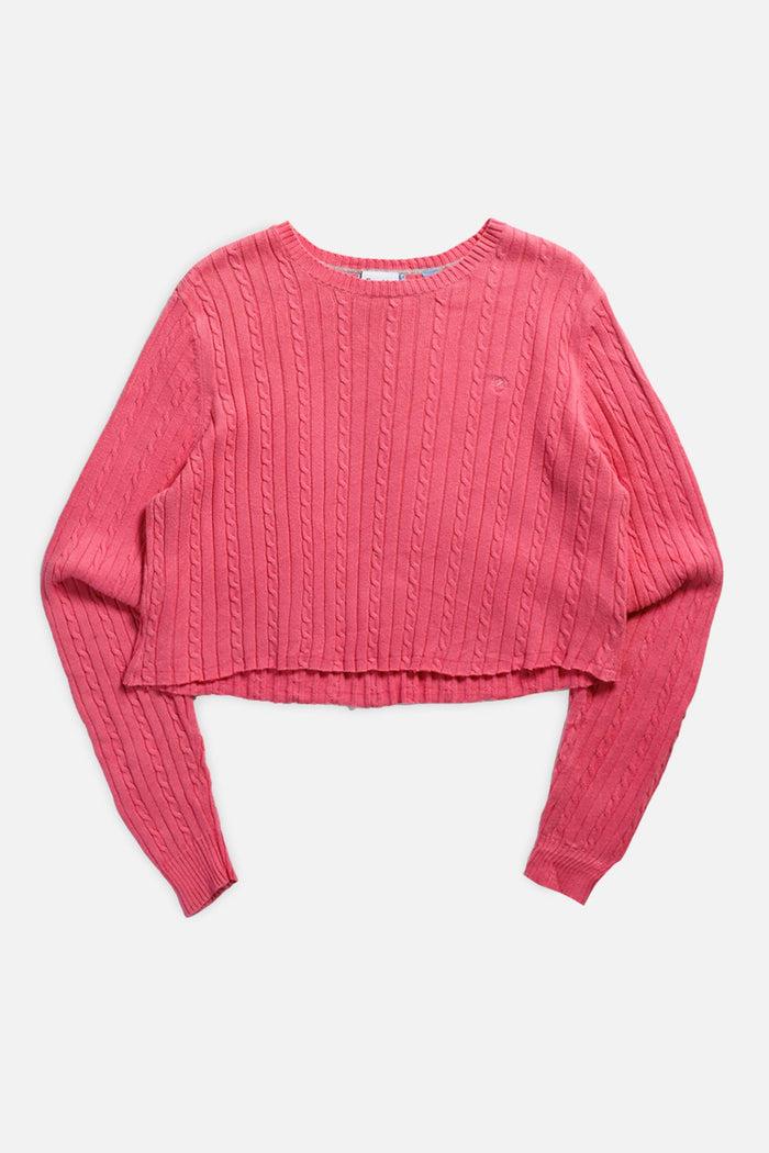 frankie Rework Crop Knit Sweater - XL