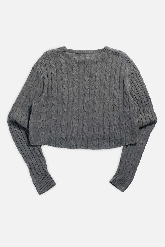 Frankie Rework Crop Knit Sweater - XL