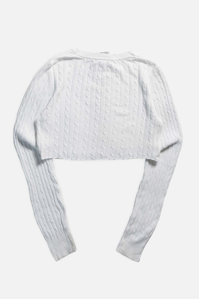 Frankie Rework Crop Knit Sweater - XS