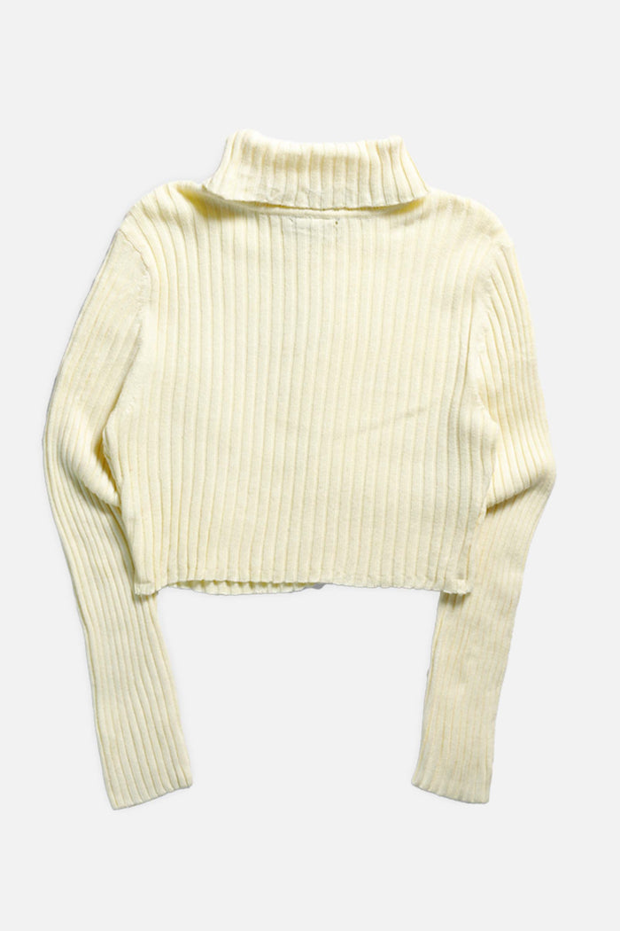 Frankie Rework Crop Knit Sweater - XS
