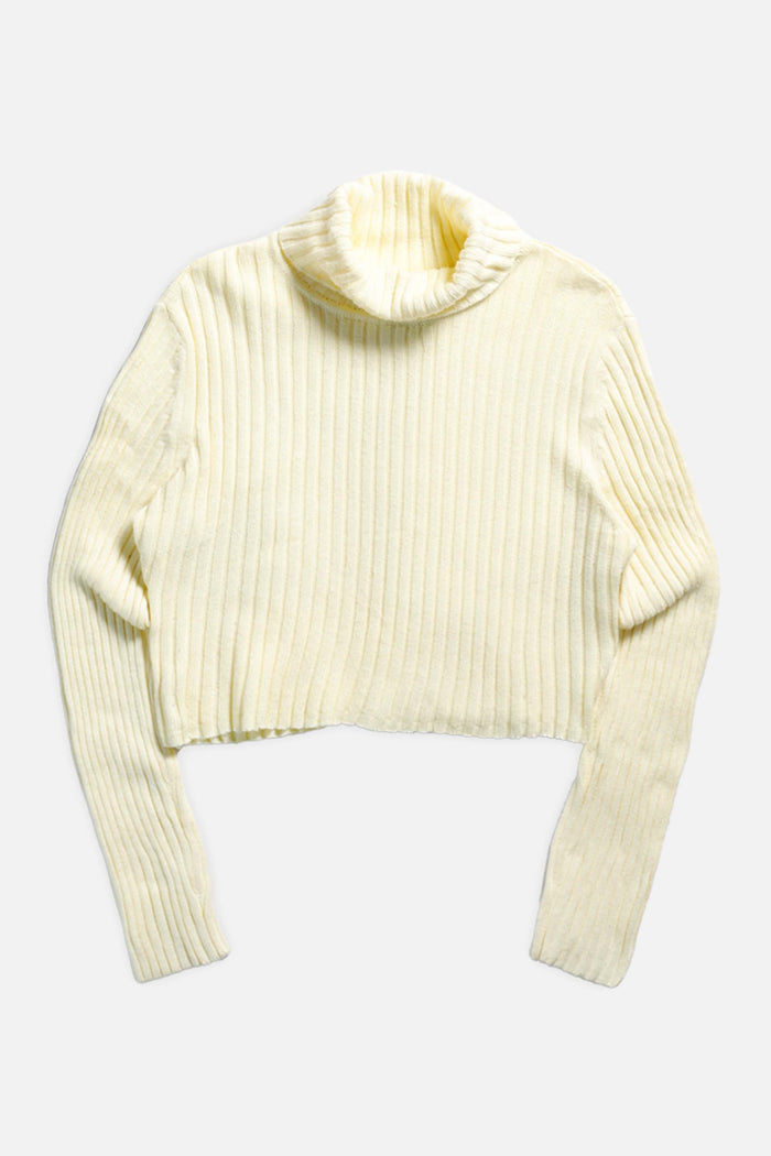 frankie Rework Crop Knit Sweater - XS