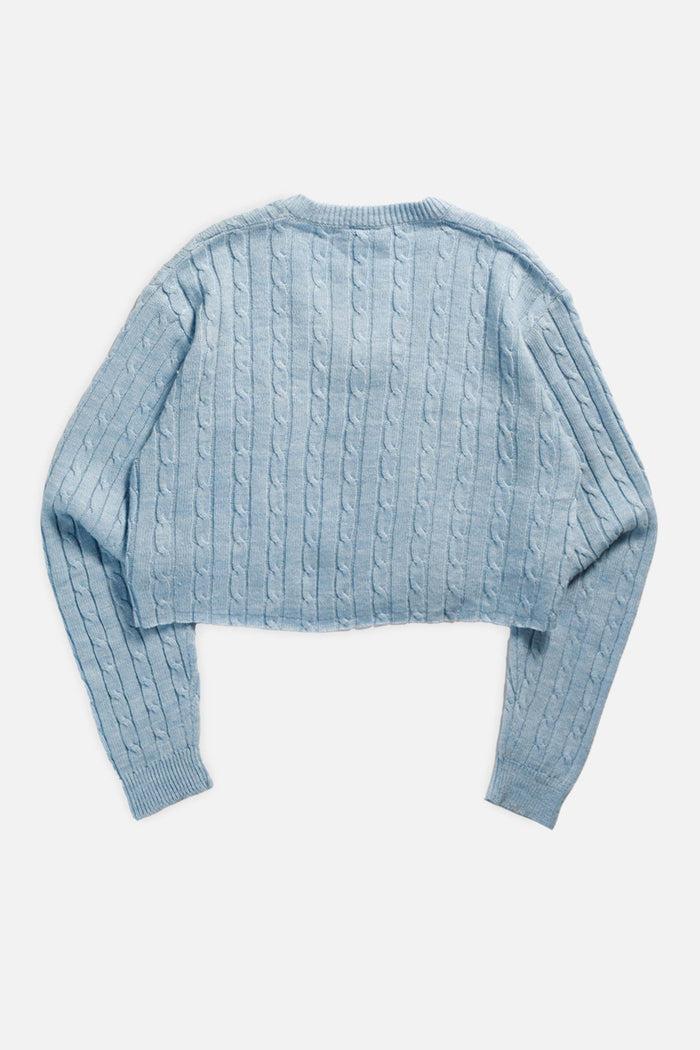 Frankie Rework Crop Knit Sweater - XXL